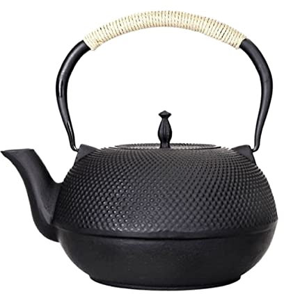 Teiere Giapponese Teiera in Ghisa 60oz/1.8L Teiera Ghisa Teiere Bollitore Grande Capacità Pentola In Ghisa Famiglia Cucina Tè Pomeridiano Teiera Ghisa Teiera Giapponese ( Color : B , Size : 1800ML )
