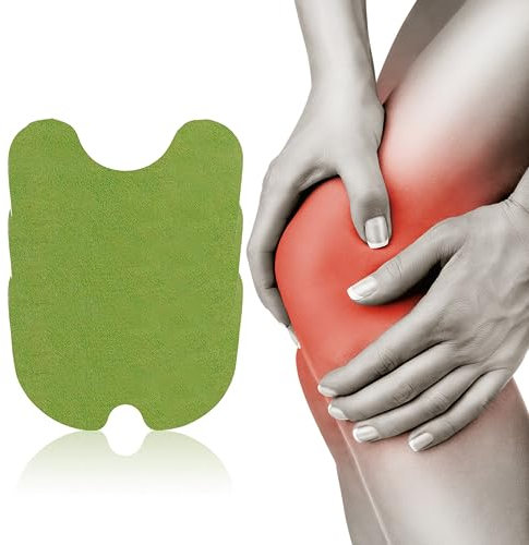 Pain Relief Patch, 60PCS Herbal Heat Patch, Moxibustion Pain Relief Patch for Knee, Back, Neck Sore Muscle, Muscle Joint Relaxation, Heat for Pain and Discomfort