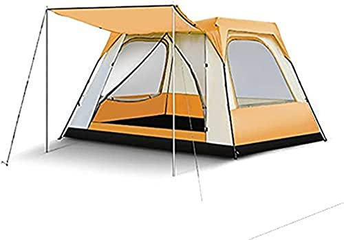 RajoNN Zelt 4 Personen |Wasserdichtes, winddichtes, Doppellagiges automatisches Zelt mit Tragetasche |Für Outdoor-Wanderungen