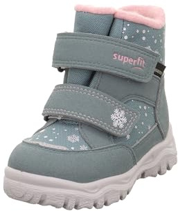Superfit Baby Mädchen HUSKY1 warm gefütterte Gore-Tex Stiefel, HELLGRÜN/ROSA 7500