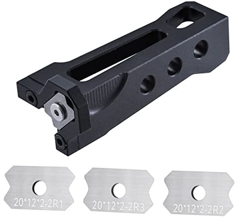 jojofuny Pialla a Mano Professionale Per Lavorazione Del Legno, Pialla Manuale Per Rifilatura e Levigatura Superfici, Set 4 Pezzi Lame Multiple Per Finiture Precise