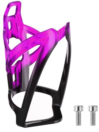 sourcing map Bike Water Bottle Holder PC Universal Bicycle Bottle Cages Ultralight Cycling Hydration Brackets with Screws for Bike