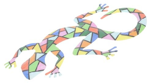 Mipcase Gecko Hardware Crafts Iron Wall Art Decor Boho Wall Hanging Living Decor