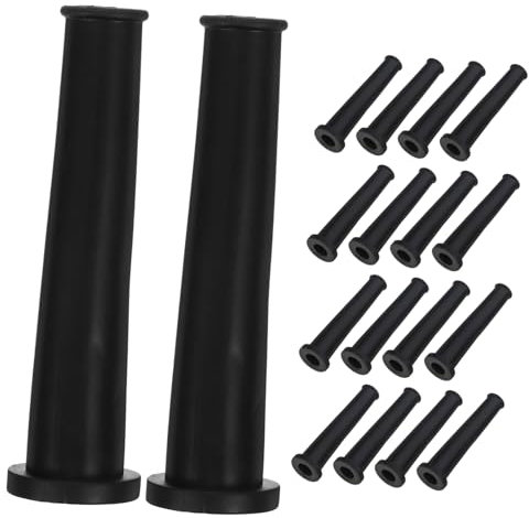 HOMOCONO 20pcs Cable Management Desk Organizer Rubber Cable Covers Cord Sleeves Wire Protective Sleeve for Appliances