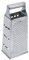 Equinox 517705 Rape 4 Faces en Acier Inoxydable - Râpe à fromage en Inox 4 côtés avec base antidérapante 24 cm - Rape légume manuelle polyvalente : carotte, parmesan, ail, zest