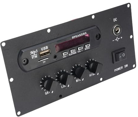 Spacnana Preamp Board, ABS Material, Silent Circuit, HiFi Amplifier, Dual Power Supply for Audio Equipment