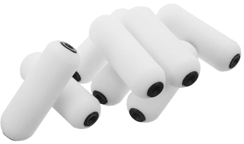 BELLIFFY Applicatore di Lozione la Schiena Rullo di Spugna di Ricambio 8 Pezzi, Strumento per Applicare Crema Corpo Manico in Plastica, Uso Quotidiano da Viaggio