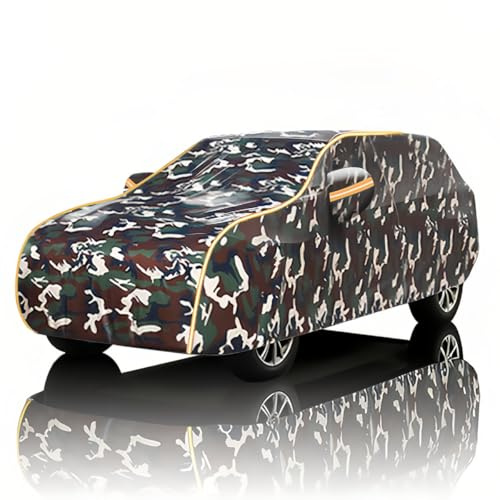 Sedan Car Cover For Jaguar XK | 4791x1880x1330 mm, Waterproof Heavy Duty Snow Anti-UV Windproof Full Car Covers With green reflective strips outdoor safety protection