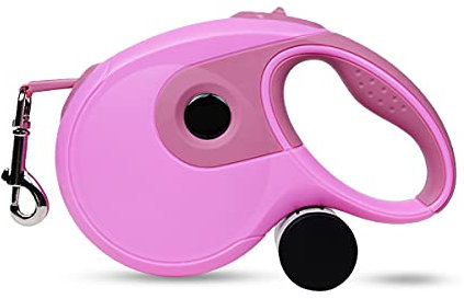 PETCUTE Einziehbare hundeleine aufrollbare Hundeleine Roll-Leine Leine für kleine und mittlere und große Hunde Training, Walking, Jogging, umfangreiche 8m Leine
