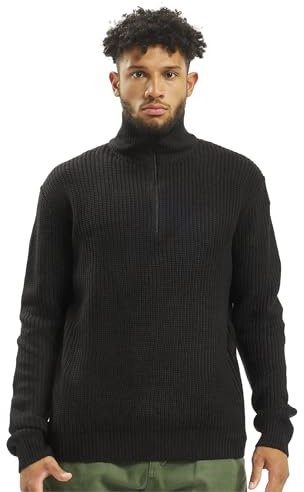 Brandit Marine Pullover Troyer, color: black, size: M48-50
