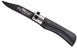 OLD BEAR - 312.S - Couteau Total Black Virole Grise Taille S