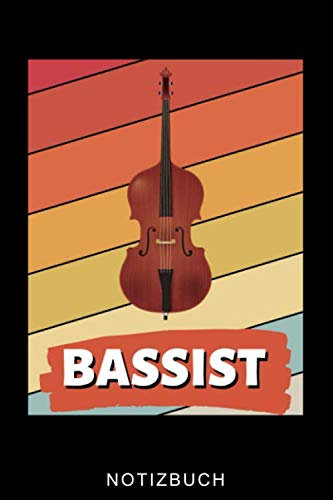 BASSIST NOTIZBUCH: A5 Notizbuch LINIERT Geschenkideen für Bassisten | Kontrabass | Jazz | Musik | Buch | Geschenk für Erwachsene Kinder Anfänger | Bücher | Bass