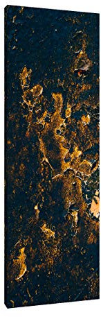 Addictive Sound Akustikpaneele - Akustikplatten und Schallabsorber mit Grafiken - Acoustic Panel Wand - Akustikelemente Bild mit den Maßen 148x50x6 cm - Akustikpaneel Absorber - Gold_1