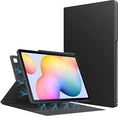 TiMOVO Funda Magnética para Samsung Galaxy Tab S6 Lite 10,4 - Negro | Ligera y Elegante, Con Soporte, Compatible con Auto Activación/Reposo
