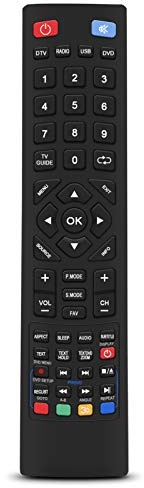 Télécommande Smart TV, Remplacement de la télécommande Universelle pour Alba Bush/Technika///E-Motion