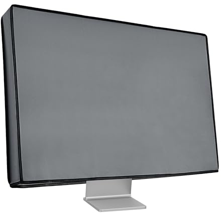 kwmobile Housse écran ordinateur compatible avec 24-26 moniteur - Housse protection d'écran PC - gris