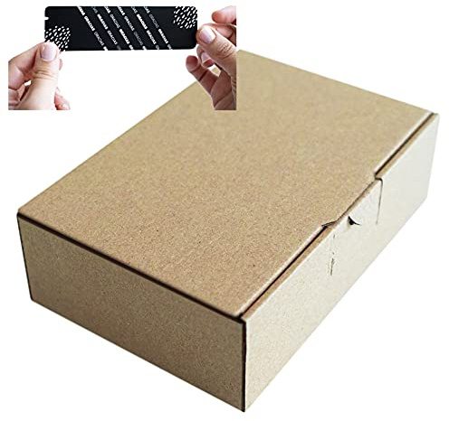 100 Uds Cajas de Cartón Envíos Automontables Paquetería Kraft Postal Ropa Producto. Tamaño y Unidades (16 x 11 x 5 cm 100 UDS)