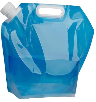 BESPORTBLE 10L Faltbarer WasserbehäLter Aus Pe FüR Camping, Wandern, Picknick Und BBQ - Tragbare Wasseraufbewahrungstasche Mit GroßEm Schraubverschluss, Ultraleicht Und Platzsparend