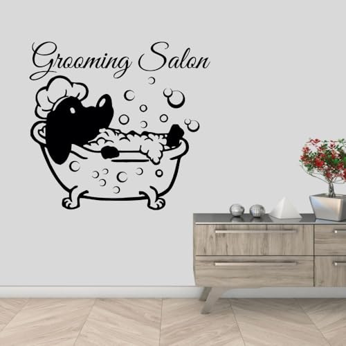 Vinyl Wall Sticker Waterproof Bathroom Decoration Bathtub Bathroom Wall Removable Decal 57x48cm
