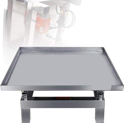 MAHWER Table vibrante en béton, Test de Vibration électrique, Mini Table vibrante en Acier Inoxydable, Plate-Forme de Vibration de Bloc d'essai de Banc (Color : 35 * 35 * 22cm, Size : 220V)
