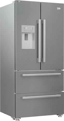 Beko GNE60542DXPN nevera puerta lado a lado Independiente 539 L E Acero inoxidable