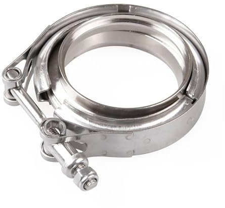 Universal 3 pulgadas 2 pulgada de acero inoxidable de acero in inoxidable turbo de escape de escape de escape VBAND de 76 mm de 50 mm de banda V bridas de banda V(2 Inch)
