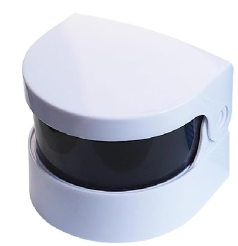 Macchina Pulitrice Per Gioielli E Retainer Strumento Pulizia Profonda | Portatile Design con apertura a un pulsante, a tenuta stagna, corpo in ABS, per occhiali,