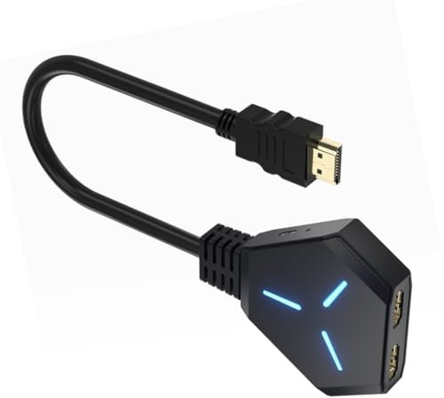 Doppio monitor HDTV Splitter 1 in 2 Out 4K @ 30Hz adatto per console di gioco televisori proiettori Home Theater Accessori