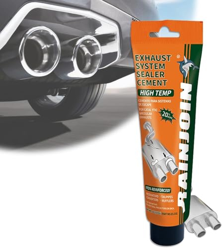 170g Auspuffreparaturpaste Auspuff Dichtmasse Hitzebeständig Auspuff Paste Hohe Gasdichtigkeit Auspuff Reparaturset Dichtband Montagepaste, für Endrohre, Katalysatoren, Autoschalldämpfer (1 Stück)