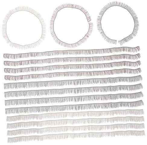 LRXIYODE 15pcs 0.8cm Fake Eyelashes for Dolls Strip Lashes DIY Craft Doll Eyelash Strips Decorative Set