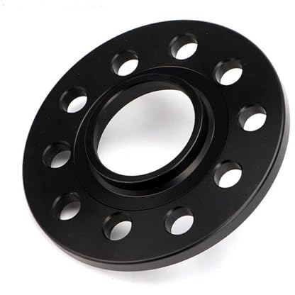 Spurverbreiterungen Für Tesla Für Model 3 Und Y 2-teilig 5/8/10/12/15/20 Mm Lochkreis (PCD) 5x114,3 Mm Nabenbohrung (CB) 64,1 Mm Radabstandshalter-Adapter Auto RadnabenDistanzscheiben(2PCS 12mm Black)