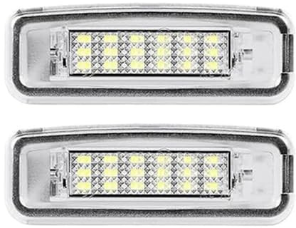 Ansbvgn LED Numero Targa Luce Per Ford Per Focus MK1 TUTTI I Modelli 1998 1999 2000 2001 2002 2003 2004 2005 2 Pezzi LED Luci Targa Lampade Bianche Canbus 1066481