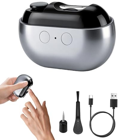 Coupe-ongles électrique 2 en 1 avec fonction de coupe et de polissage sécurisées et lumière LED - Lime à ongles électrique pour les bébés et les enfants