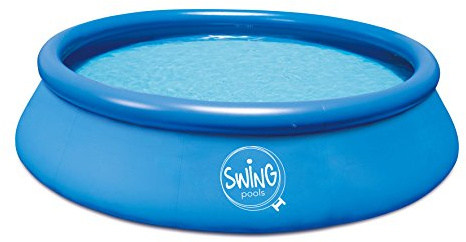 Ambientehome Quick Up Easy Aufstellpool, blau, 305 x 305 x 76 cm, 3879 L, 26009