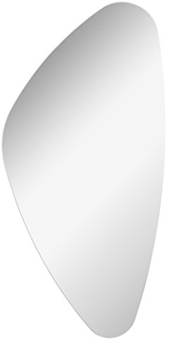 FACKELMANN Spiegel Organic Mirrors/Wandspiegel mit Befestigung/Maße (B x H x T): ca. 41 x 76 x 2 cm/hochwertiger Badspiegel/moderner Badezimmerspiegel/Breite 40 cm
