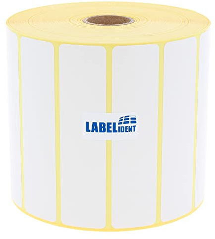 Zebra kompatible Thermoetiketten Top, Z-Select 2000D - 101,6 x 25,4 mm - formatgleich mit Zebra 800264 105-2.580 Etiketten für Zebra Drucker auf 25 mm Kern, selbstklebend