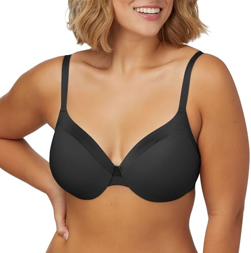 Maidenform Women's Comfort Devotion Extra-Coverage Bra, Black, 42D