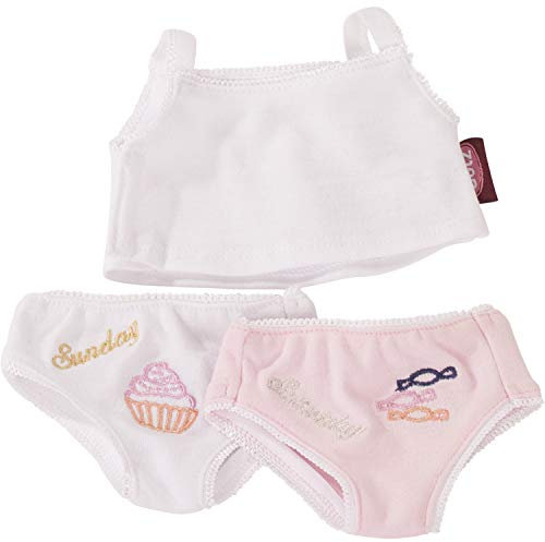 Götz 3402933 Unterwäsche Weekend - Puppenkleidung & Puppenzubehör für Babypuppen Gr. S von 30 - 33 cm und Stehpuppen Gr. XL von 45 - 50 cm