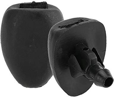 Qiilu water jets for 3008 Buse lave-glace avant brumisateur JETS (ensemble de 2) pour Auto 6438V8 Buse de liquide de lavage