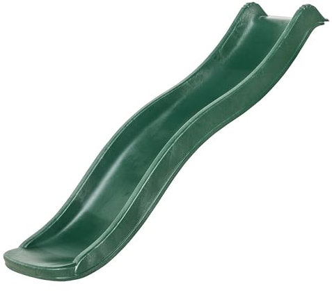 AXI Sky175 Scivolo con collegamento all'acqua in verde - 175 cm | Scivolo montato in materiale sintetico per altezza piattaforma 90 cm | Elemento di montaggio per Casetta da gioco/parco giochi