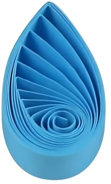ODETOJOY 120 tiras de papel de 3 mm para hacer quilling de 3 mm (azul)