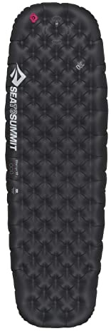 Sea to Summit - Ether Light XT Extreme Insulated Air Isomatte Large - Schlafmatte Für Frauen - Thermolite - 4 Jahreszeiten - Pillow Lock-System - Wandern bei kaltem Wetter - Black - 870 g