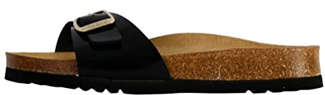 Scholl Mules Pelle Estelle, Nero, 40 EU