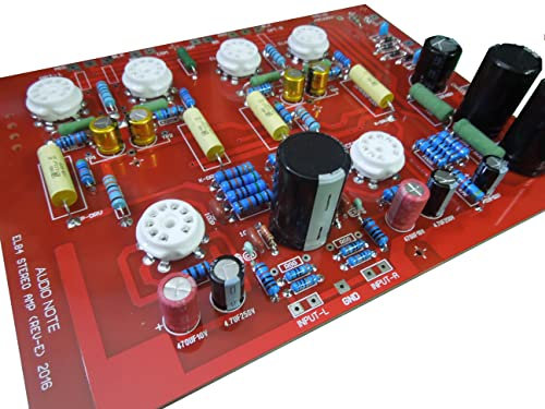 JINGERL Hi-End Stereo Push-Pull EL84 Impfstoff -Rohrverstärker PCB DIY Kit Ref Audio Note Pp Tafel (Color : Finished board)