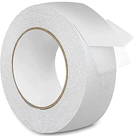 Leikedun Nastro Adesivo Antiscivolo Trasparente 10 m x 2 cm, Strisce Antiscivolo per Scale Esterne Interne, Nastro Adesivo Antiscivolo Nastro di Sicurezza, Antiscivolo Scale Trasparente