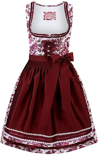 Stockerpoint Dirndl Nikola Vestito per Occasioni Speciali, Bordeaux, 42 Donna