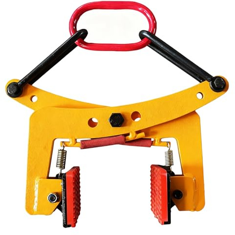 Planche de Plante, 280 kg de Pinces en Pierre Ouverture Réglable Ouverte de 12 à 26 cm de Diamètre Soulevant des Pinces à Soulever et un Trottoir de Transport pour la Pierre