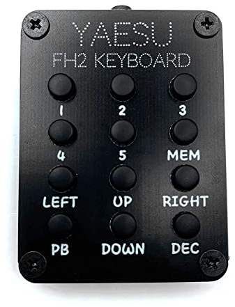 Pasuihcay Upgrade -2 Remote Control Keyboard Key for FTDX-9000 FTDX-5000 FT-950 FT-450 FT-891 FT-991, Black