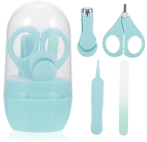 MERRYHAPY Nagelclipser Für Junge Mädchen Mit Ergonomischem Griff Kleines Pflegekit Für Neugeborene Inklusive Aufbewahrungsbox Für Fingernägel