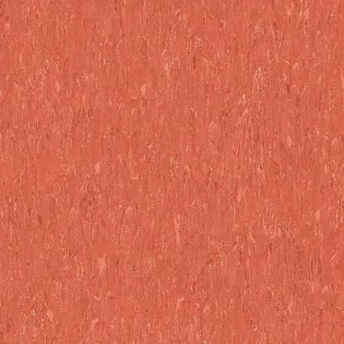 VINYL FLOORING UK Red Tile Effect Slip-Resistant Contract Commercial Heavy-Duty Vinyl Flooring with 2.0mm Thickness-1m(3'3) X 2m(6'6)-2m²